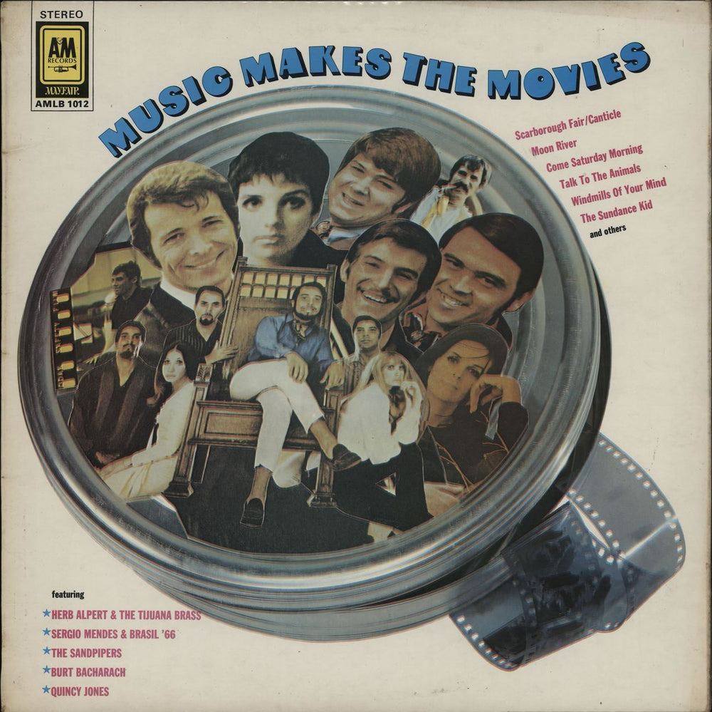 Various-60s & 70s Music Makes The Movies UK vinyl LP album (LP record) AMLB1012