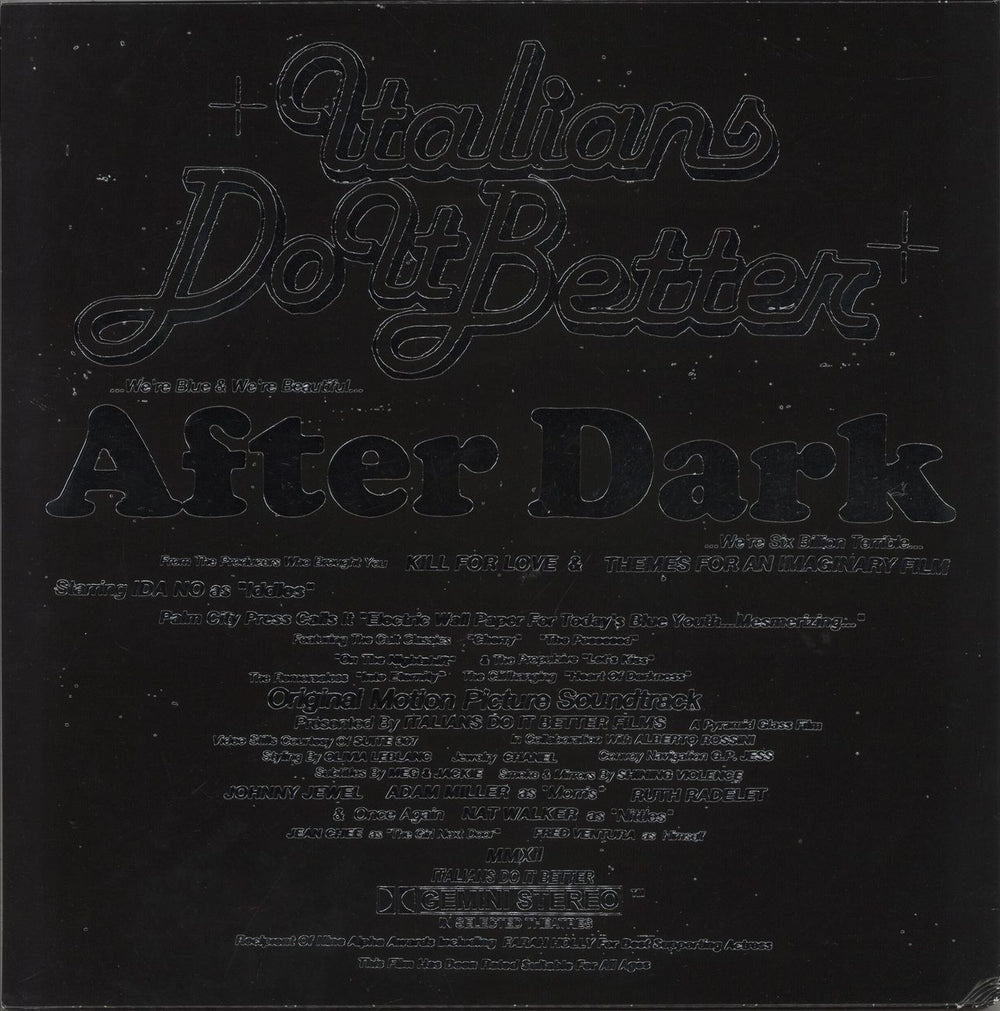 Various Artists After Dark 2 - Clear Vinyl - Autographed US 3-LP vinyl record set (Triple LP Album)
