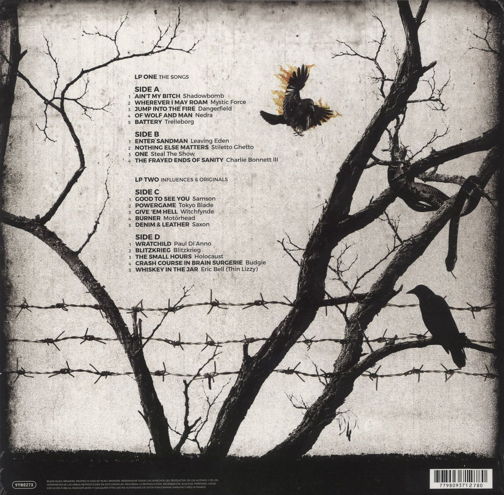 Various Artists The Many Faces Of Metallica - Brown Vinyl - Sealed Mexican 2-LP vinyl record set (Double LP Album) 7798093712780