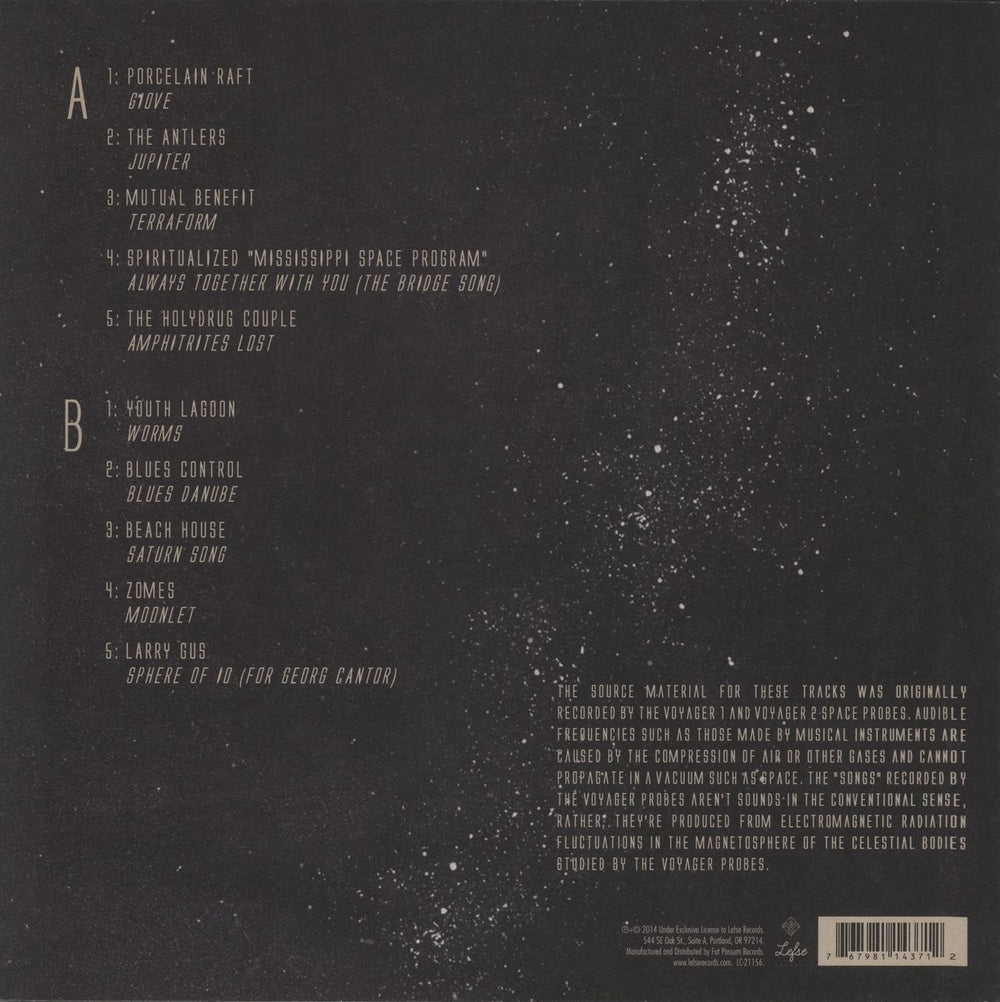 Various Artists The Space Project - RSD US vinyl LP album (LP record) 767981143774