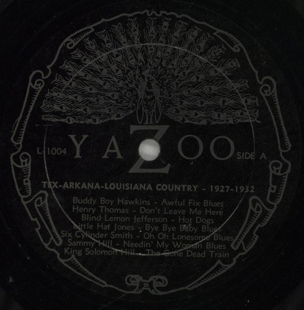 Various-Blues & Gospel Tex-Arkana-Louisiana Country 1929-1933 US vinyl LP album (LP record) V-BLPTE611718