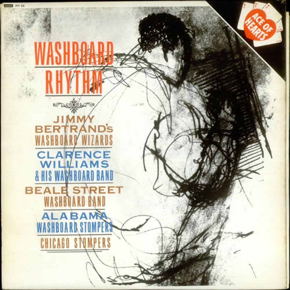 Various-Blues & Gospel Washboard Rhythm UK vinyl LP album (LP record) AH55