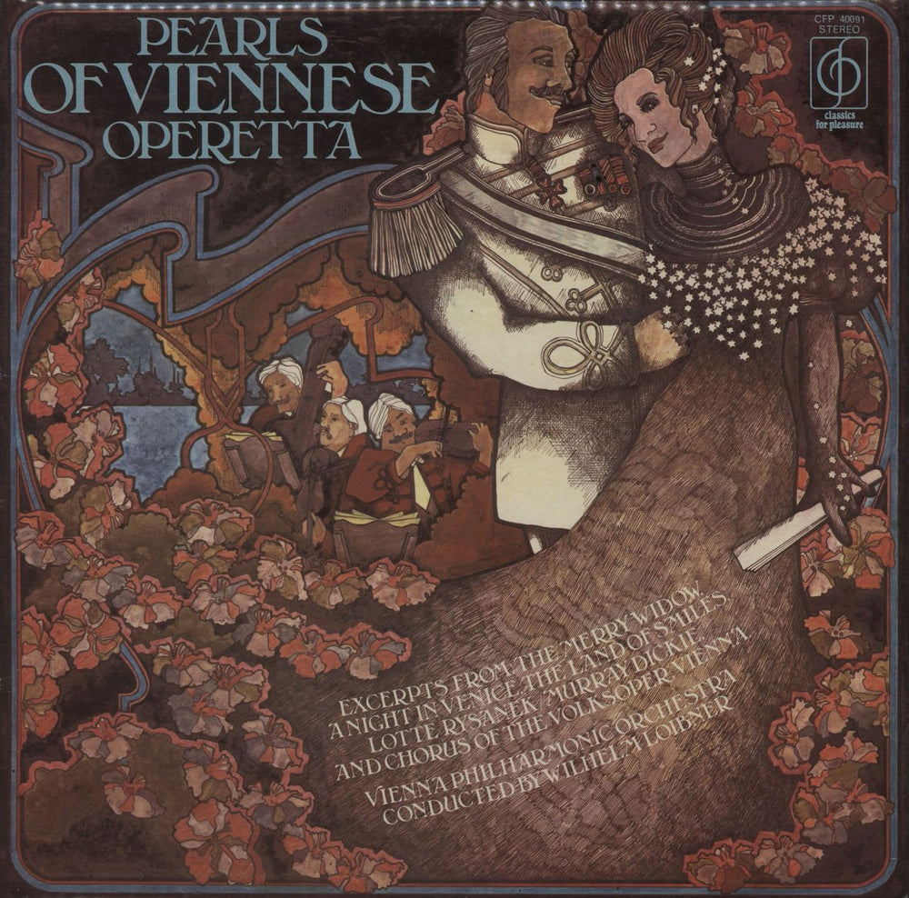 Various-Classical & Orchestral Pearls Of Viennese Operetta UK vinyl LP album (LP record) CFP40091