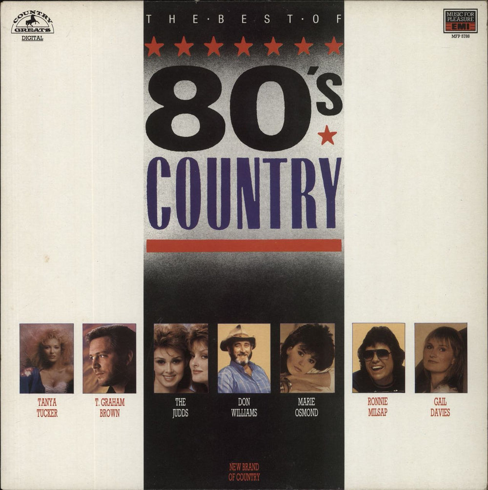 Various-Country 80's Country UK vinyl LP album (LP record) MFP5788