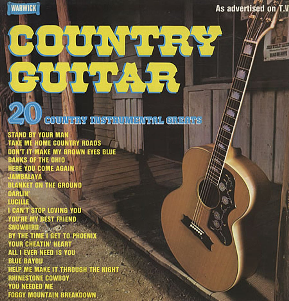 Various-Country Country Guitar UK vinyl LP album (LP record) WW5070