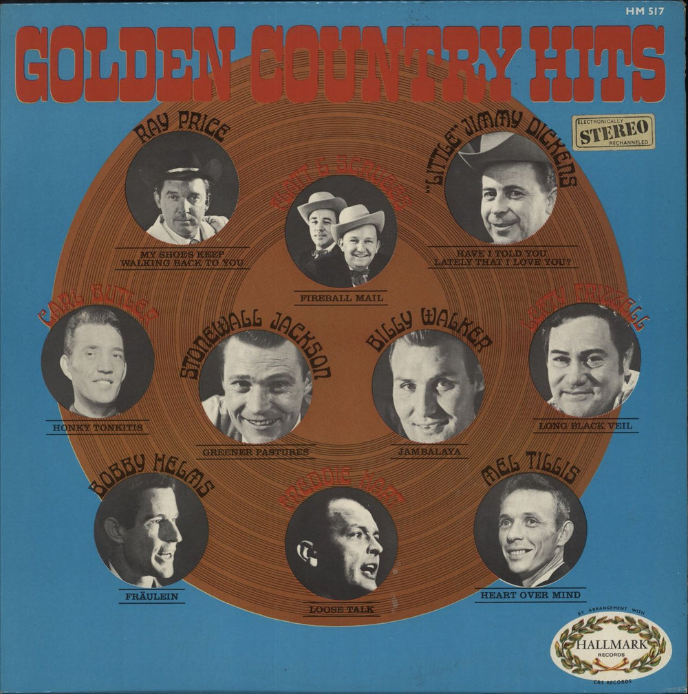 Various-Country Golden Country Hits UK vinyl LP album (LP record) SHM517