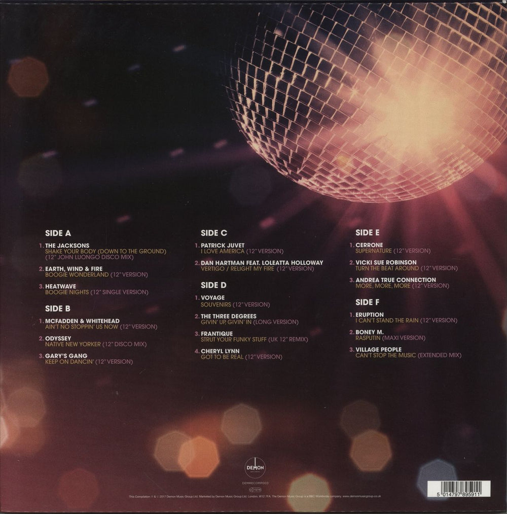 Various-Dance Disco Anthems - 180gm UK 3-LP vinyl record set (Triple LP Album) 5014797895911