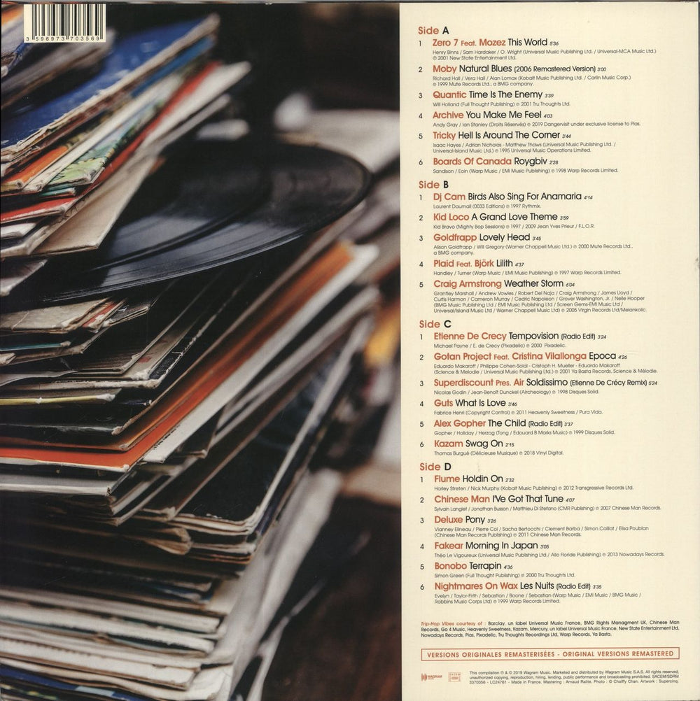 Various-Dance Trip Hop Vibes Vol.1 French 2-LP vinyl record set (Double LP Album) 3596973703569