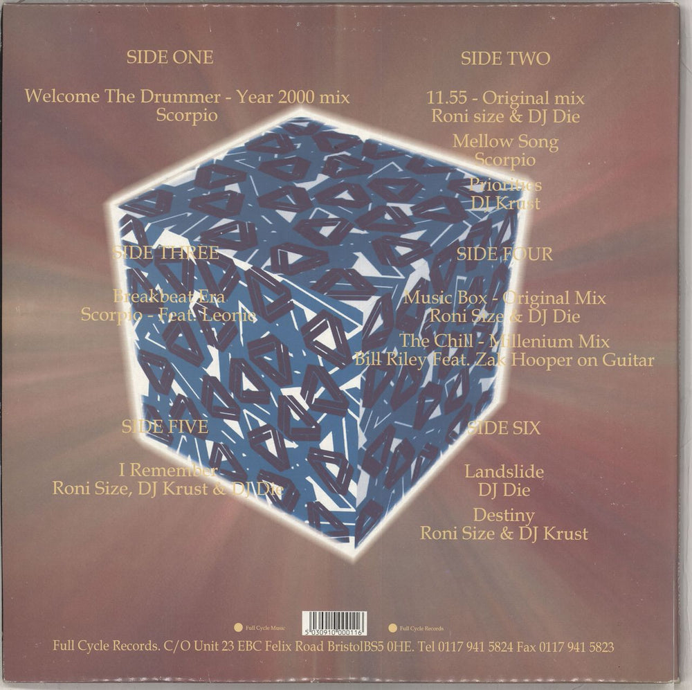 Various-Drum & Bass Jungle Music Box: A New Era In Drum & Bass UK 3-LP vinyl record set (Triple LP Album) 5030910000116