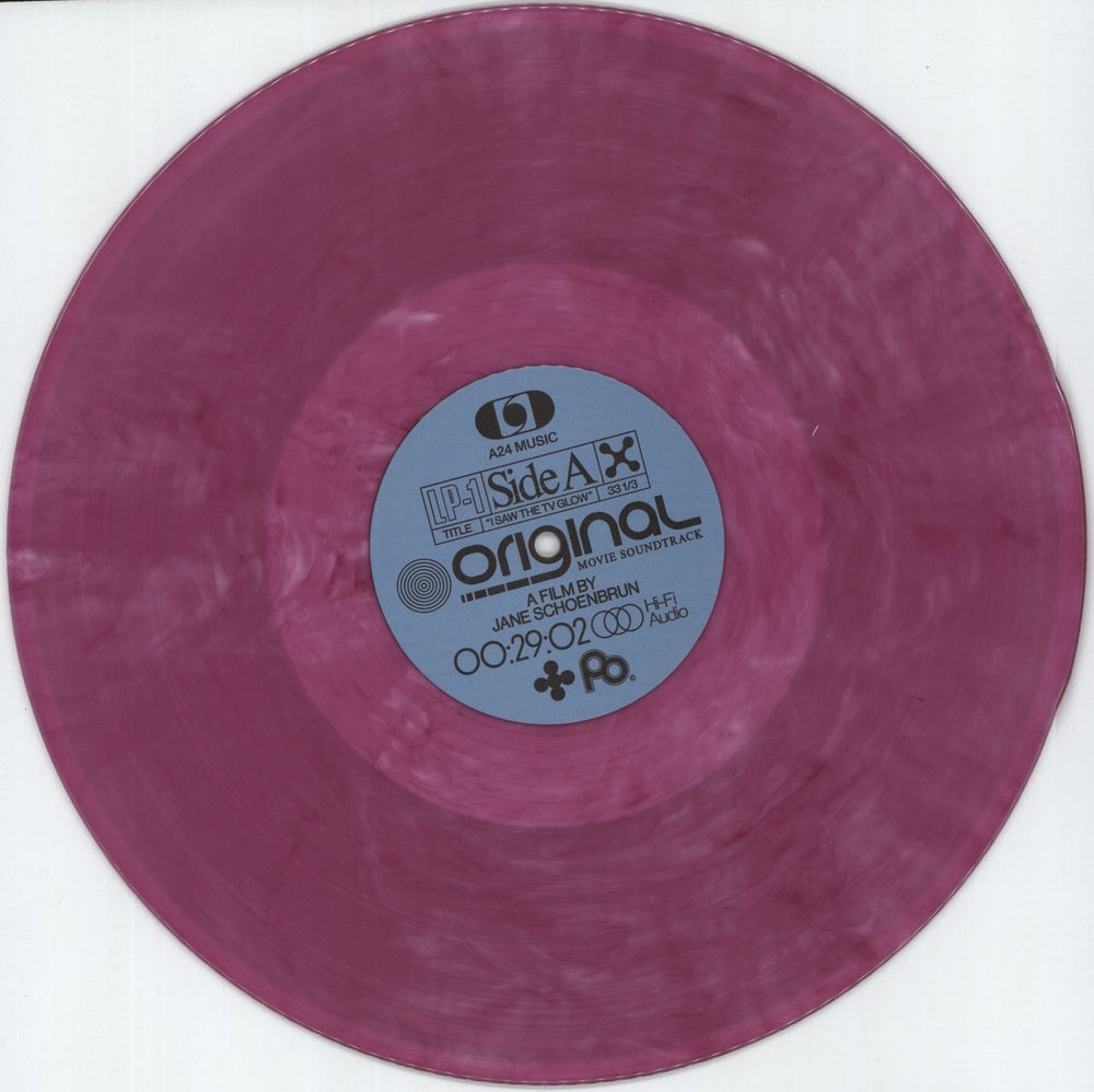 Various-Film, Radio, Theatre & TV I Saw The TV Glow - Clear With Pink Swirl Vinyl UK vinyl LP album (LP record) FVALPIS880672