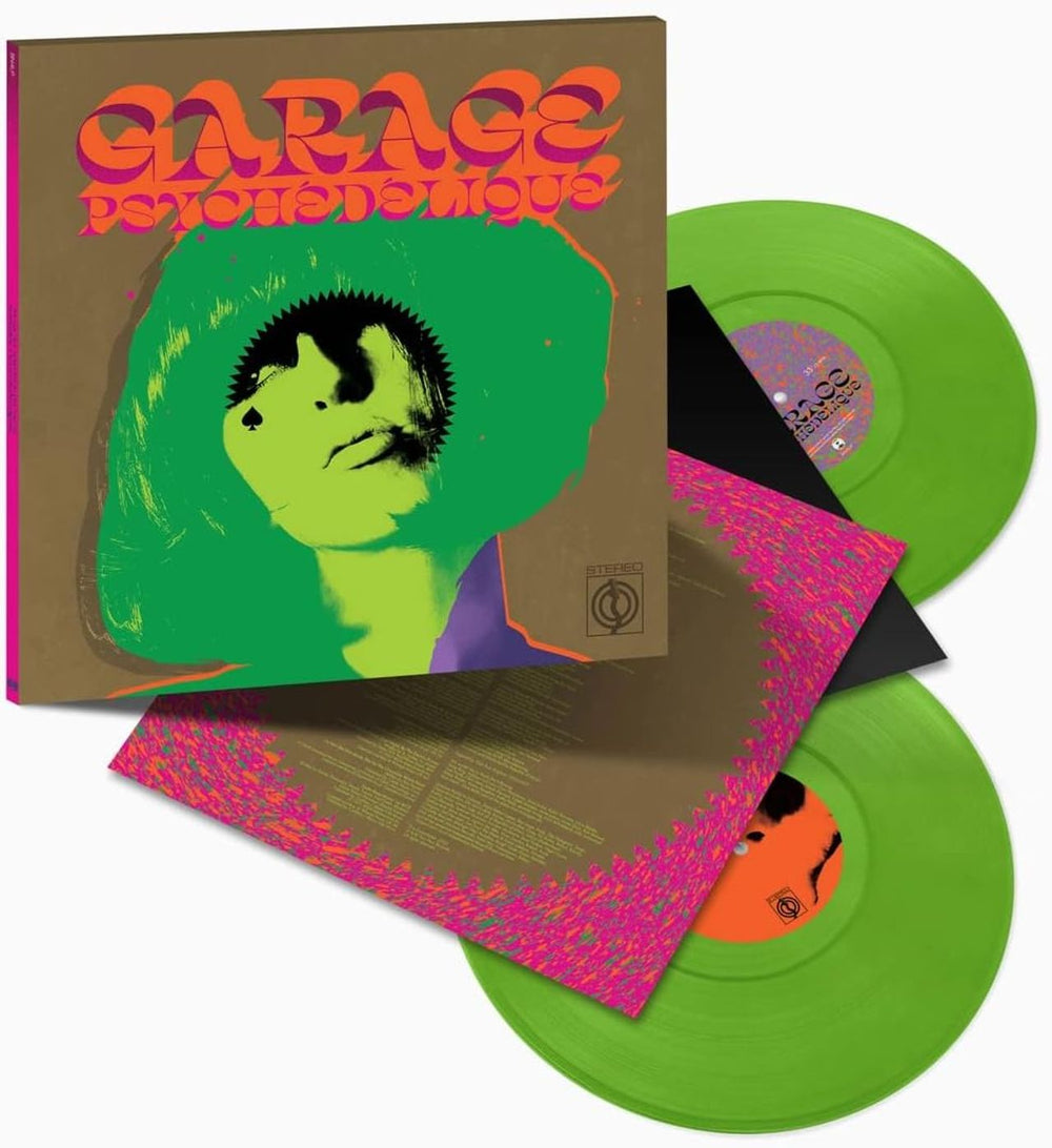 Various-Garage Psych The Best Of Garage Psych & Pzyk Rock 1965-2019 - Green Vinyl - Sealed UK 2-LP vinyl record set (Double LP Album) BN4LPX