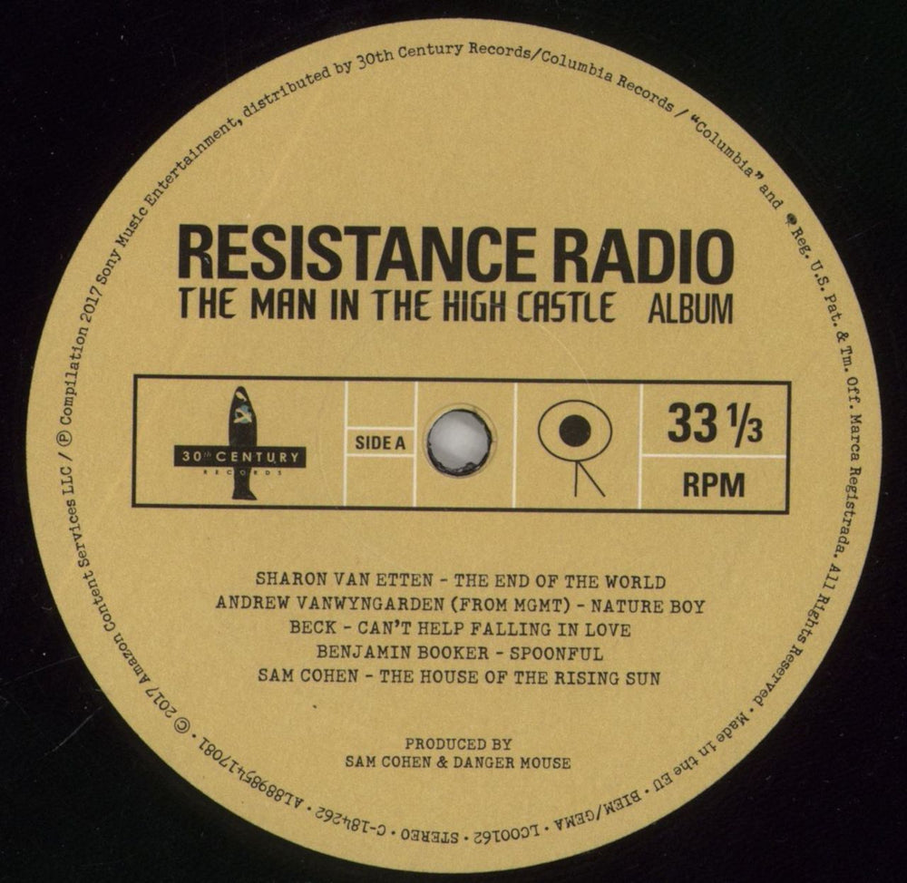 Various-Indie Resistance Radio: The Man In The High Castle Album UK 2-LP vinyl record set (Double LP Album) I-V2LRE733839