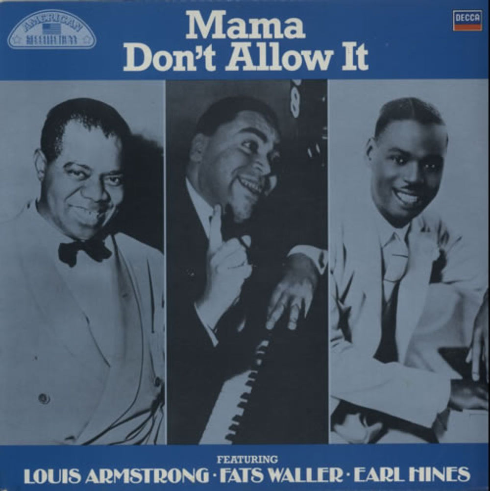 Various-Jazz Mama Don't Allow It UK vinyl LP album (LP record) RAL503