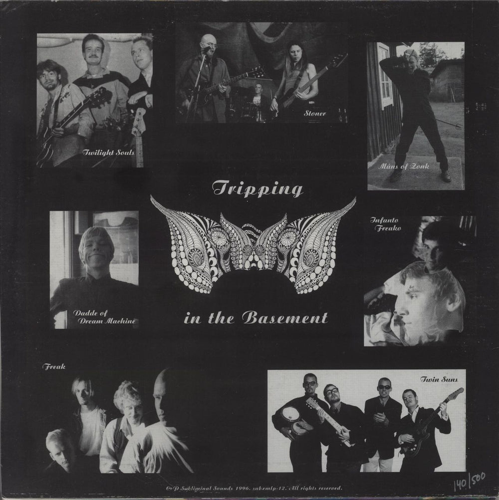 Various-Prog & Psych Tripping In The Basement Swedish vinyl LP album (LP record)