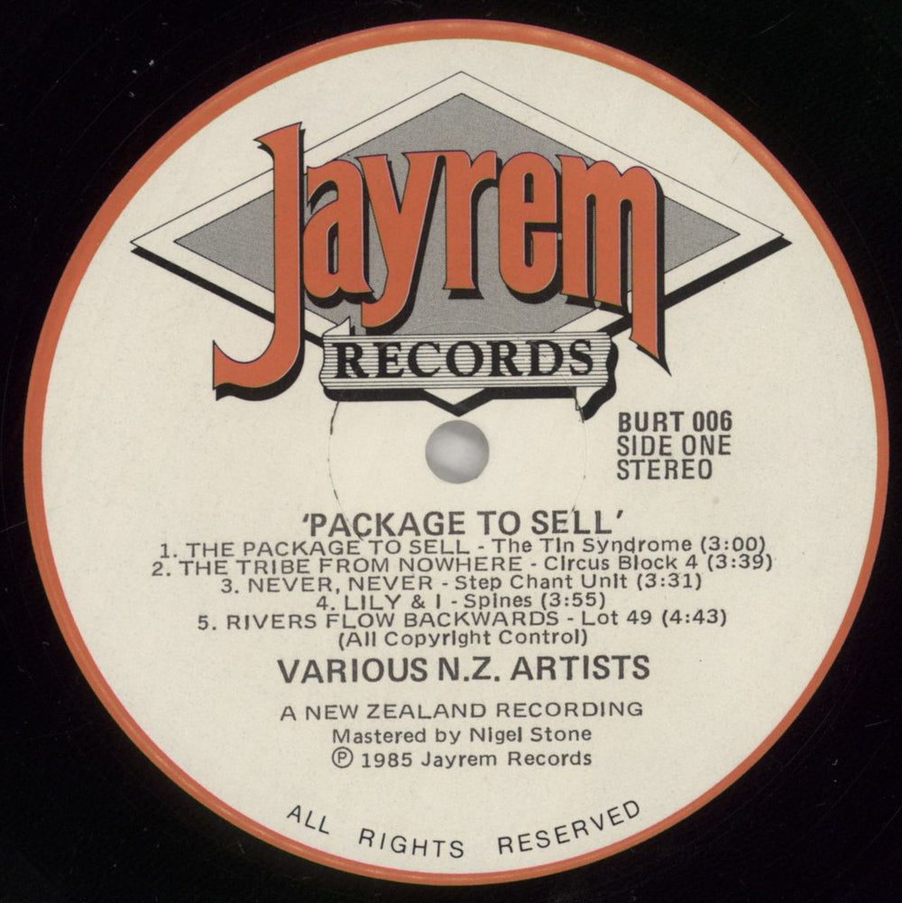 Various-Punk & New Wave Package To Sell New Zealand vinyl LP album (LP record) PVALPPA860401