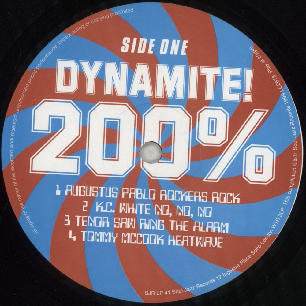 Various-Reggae & Ska 200% Dynamite! UK 2-LP vinyl record set (Double LP Album) V-A2LDY853316