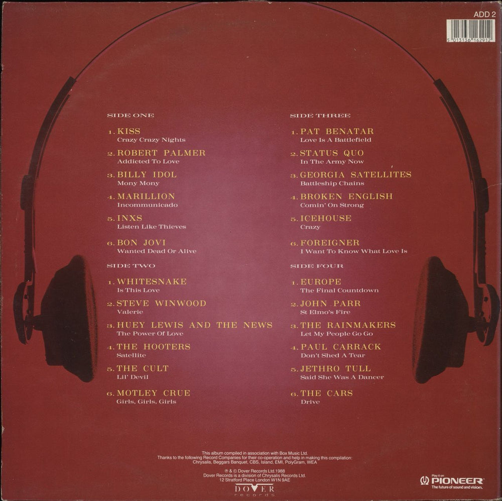 Various-Rock & Metal Rock The Nation UK 2-LP vinyl record set (Double LP Album) 5013136162912