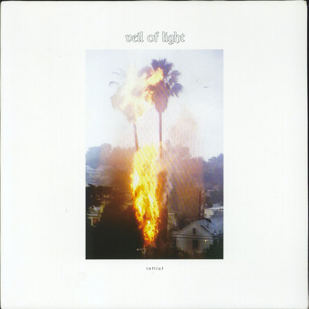 Veil Of Light Inflict - Orange Vinyl Italian vinyl LP album (LP record) AV!062