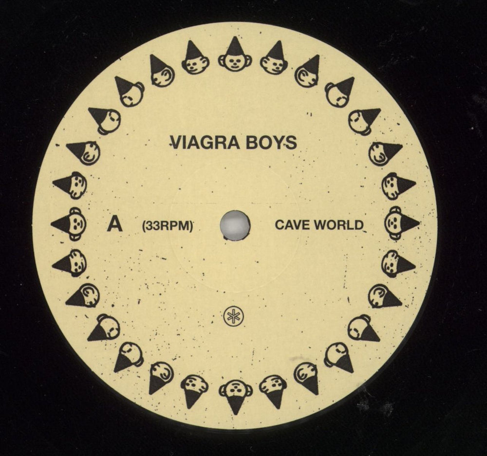 Viagra Boys Cave World - Autographed UK vinyl LP album (LP record) 7TALPCA873584