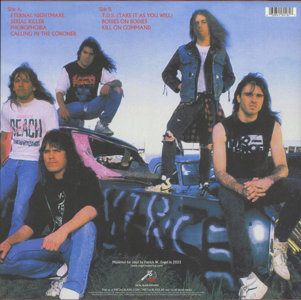 Vio-Lence Eternal Nightmare German vinyl LP album (LP record) 039841601817