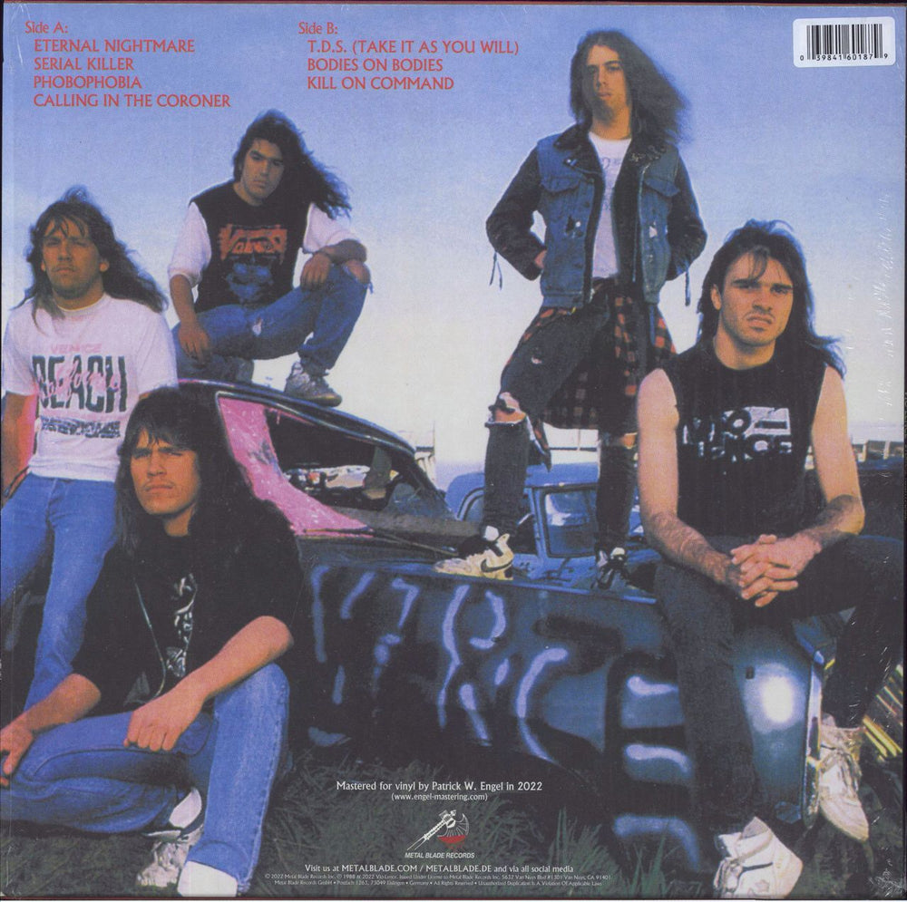 Vio-Lence Eternal Nightmare - Red and Black Marbled Vinyl German vinyl LP album (LP record) 039841601879