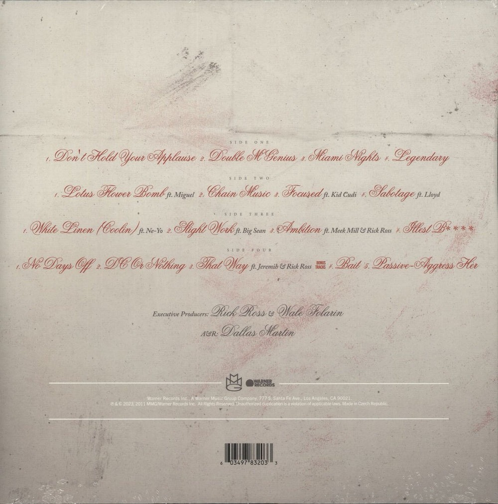 Wale Ambition - Rose Red Vinyl - Sealed UK 2-LP vinyl record set (Double LP Album) 603497832033