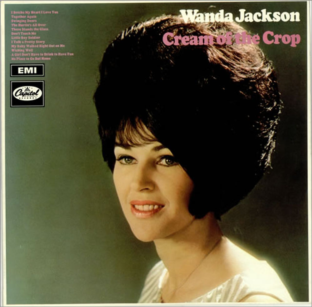 Wanda Jackson Cream Of The Crop UK vinyl LP album (LP record) ST2976