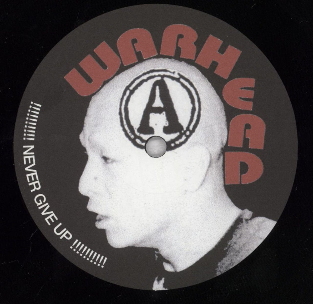 Warhead  Never Give Up Czech vinyl LP album (LP record) 62XLPNE836306