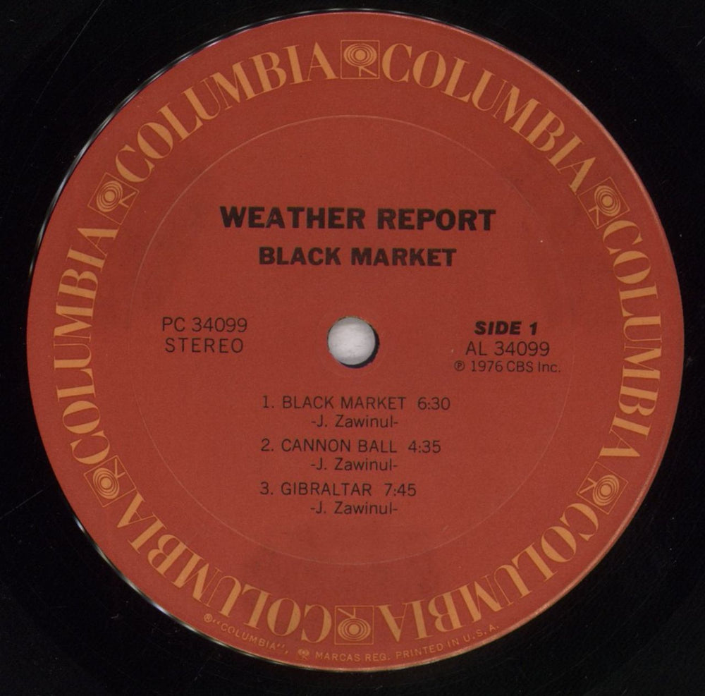 Weather Report Black Market US vinyl LP album (LP record) WEALPBL838800