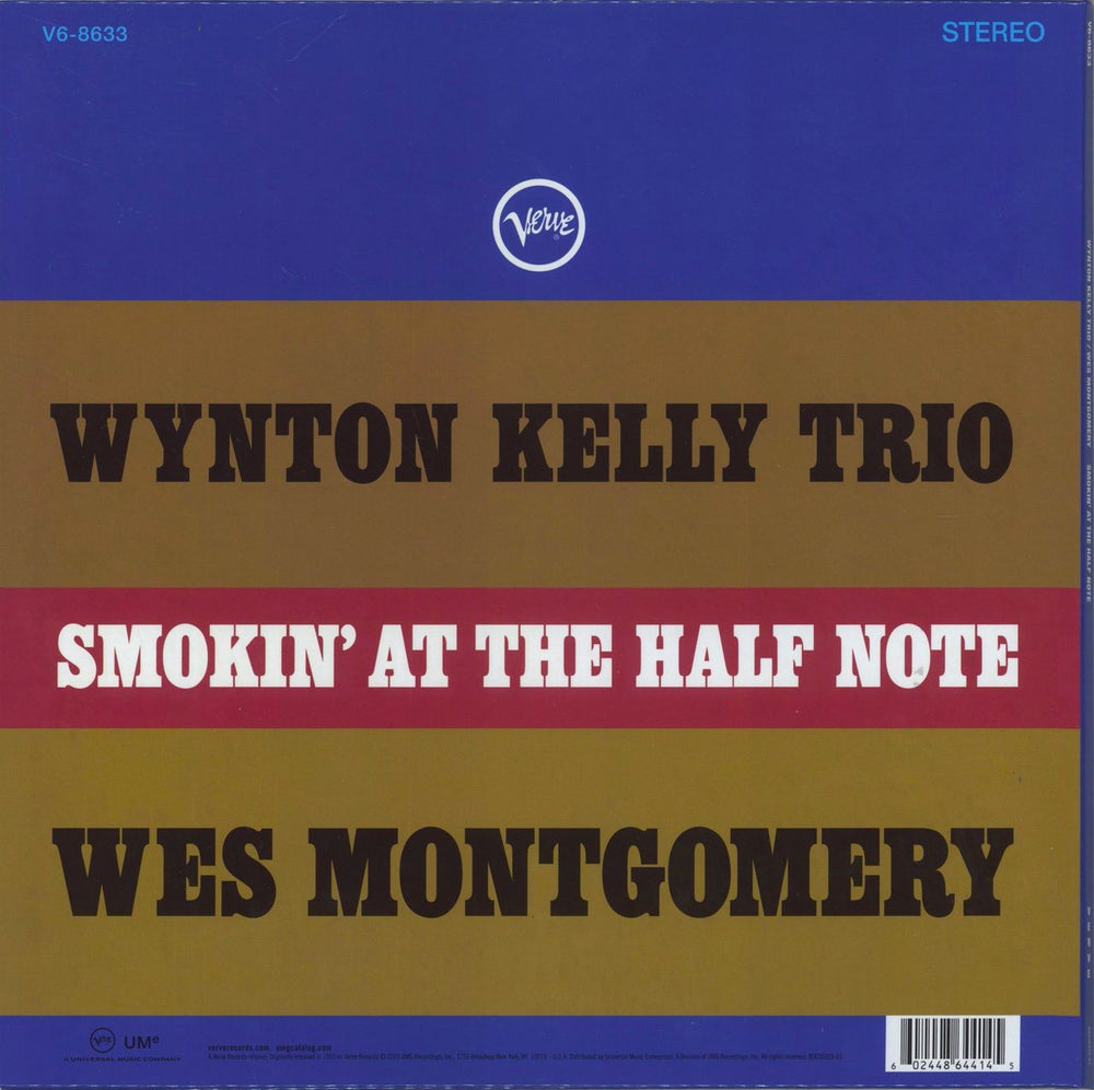 Wes Montgomery Smokin' At The Half Note - 180gm US vinyl LP album (LP record) 602448644145