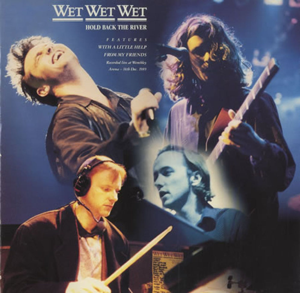 Wet Wet Wet Hold Back The River UK 12" vinyl single (12 inch record / Maxi-single) JEWEL1112