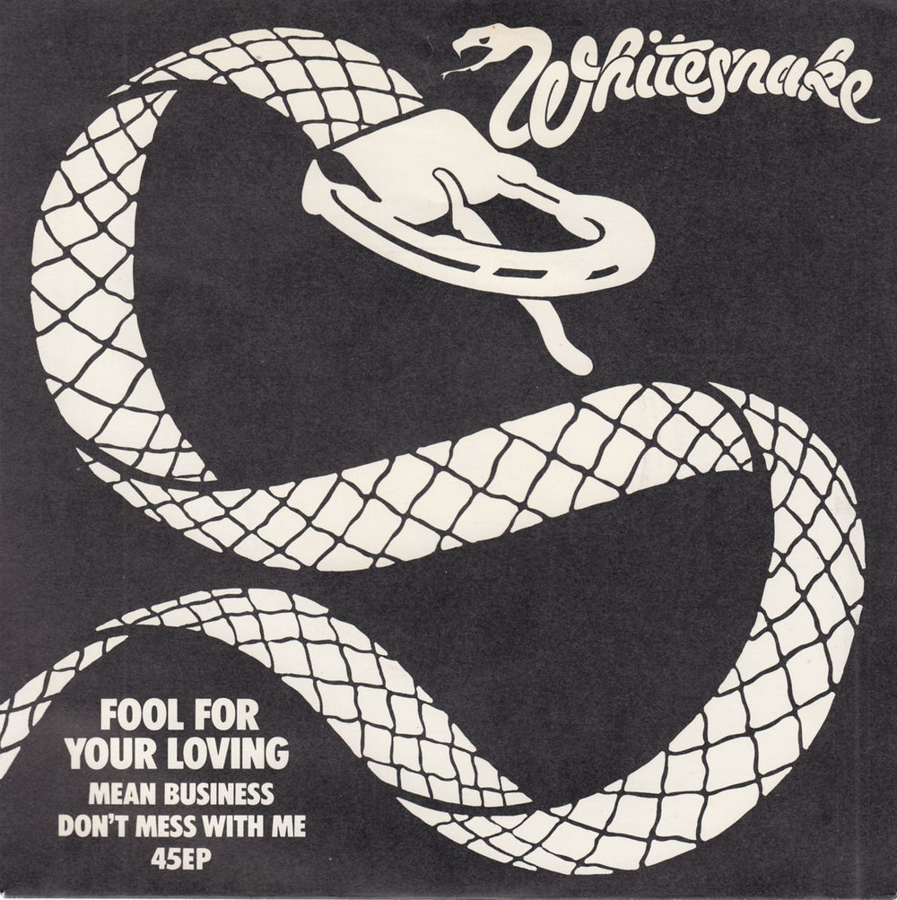 Whitesnake Fool For Your Loving UK 7" vinyl single (7 inch record / 45) BP352