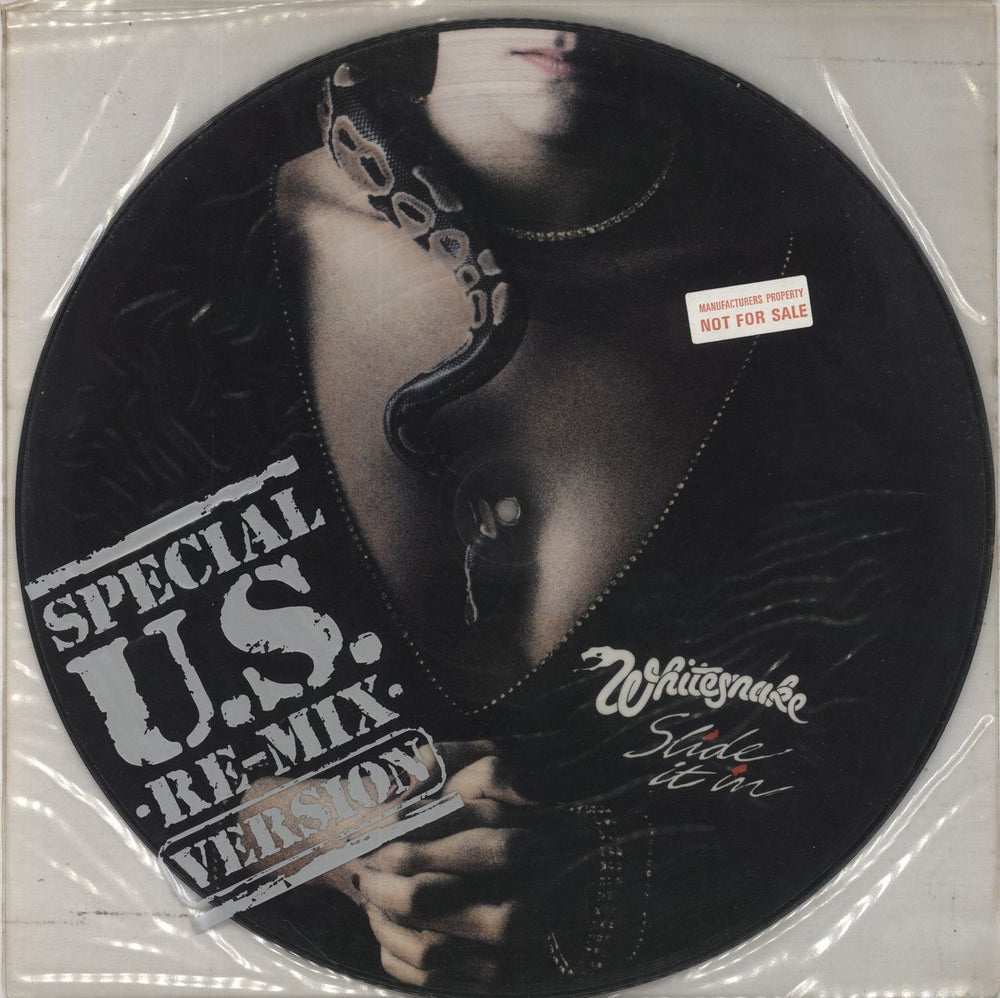 Whitesnake Slide It In UK picture disc LP (vinyl picture disc album) LBG2400000