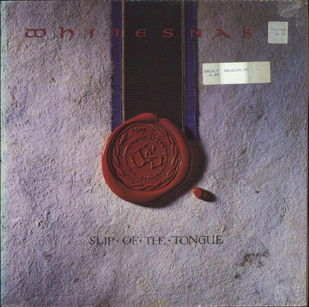 Whitesnake Slip Of The Tongue - Shrink UK vinyl LP album (LP record) EMD1013