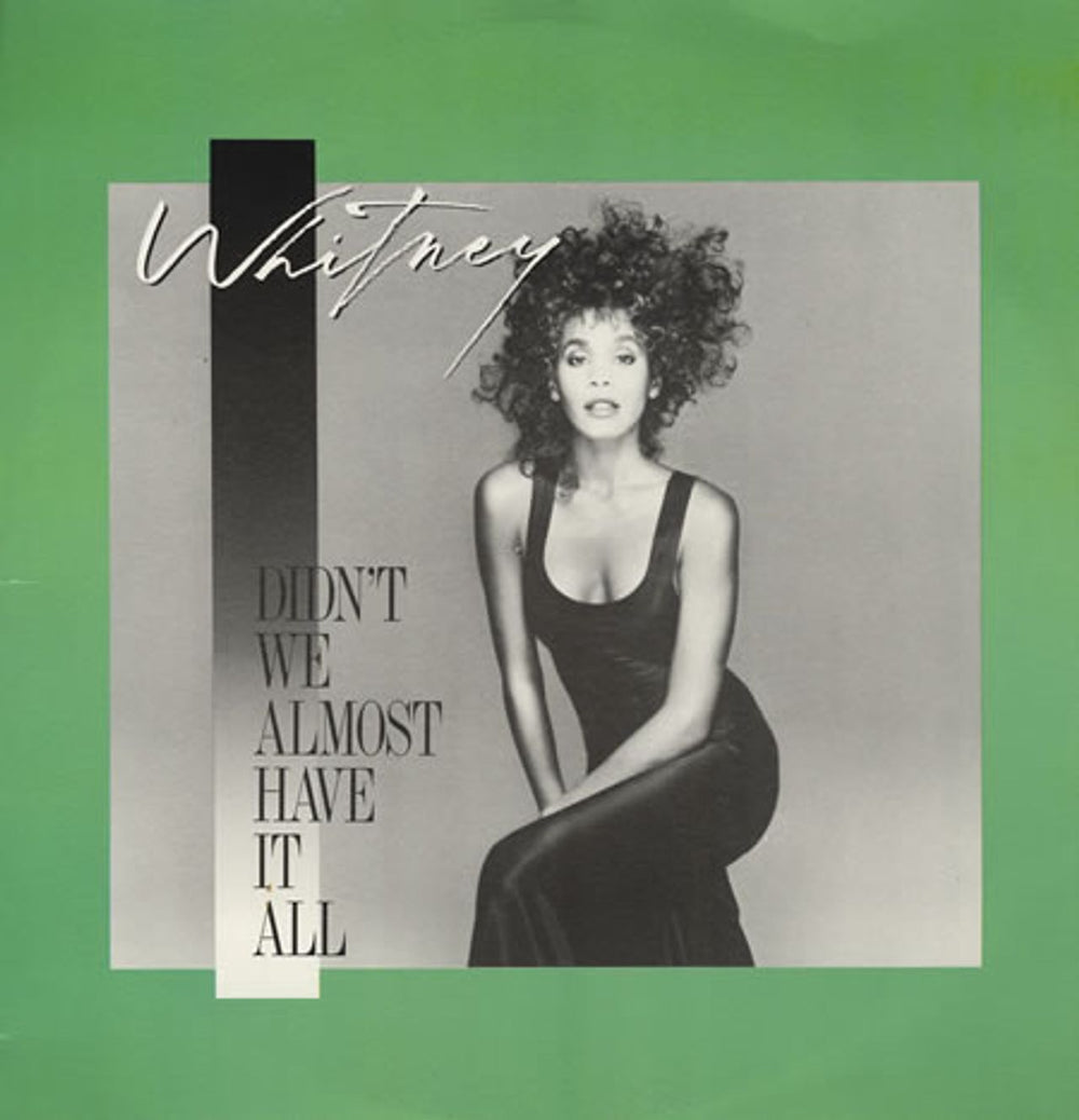 Whitney Houston Didn't We Almost Have It All UK 12" vinyl single (12 inch record / Maxi-single) RIST31