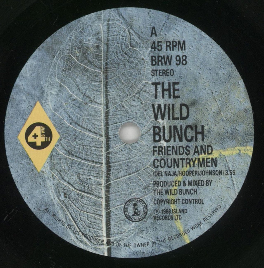 Wild Bunch Friends And Countrymen UK 7" vinyl single (7 inch record / 45) WML07FR664121