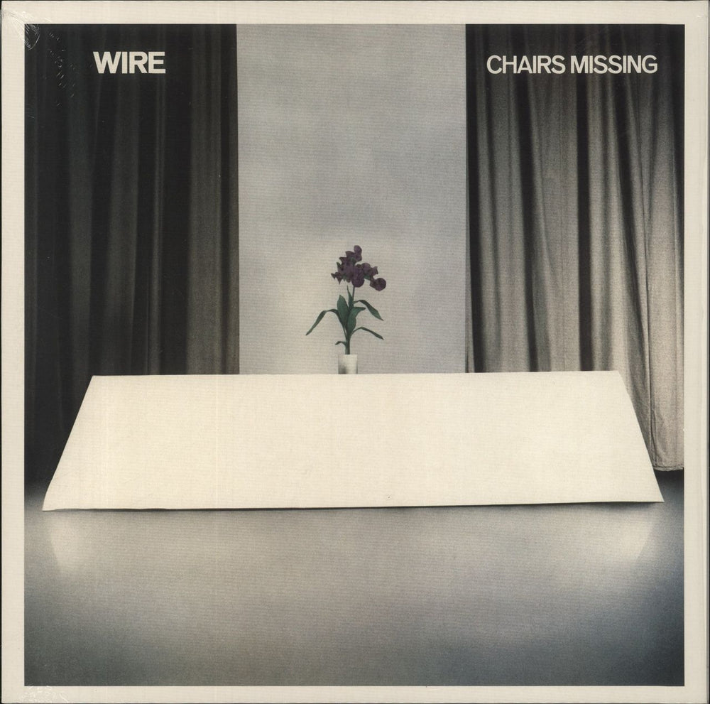 Wire Chairs Missing - Shrink UK vinyl LP album (LP record) PF12LP