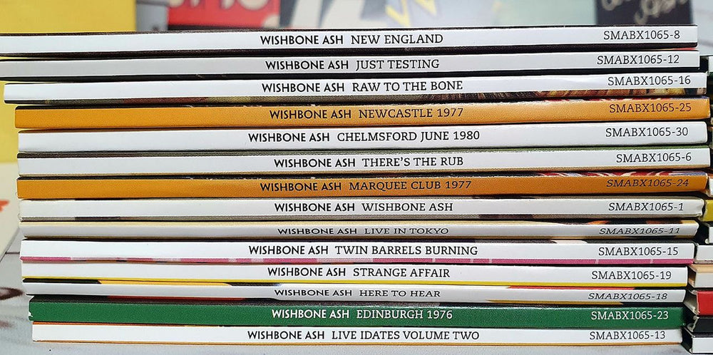 Wishbone Ash The Vintage Years 1970-1991 + Signed Cards UK CD Album Box Set