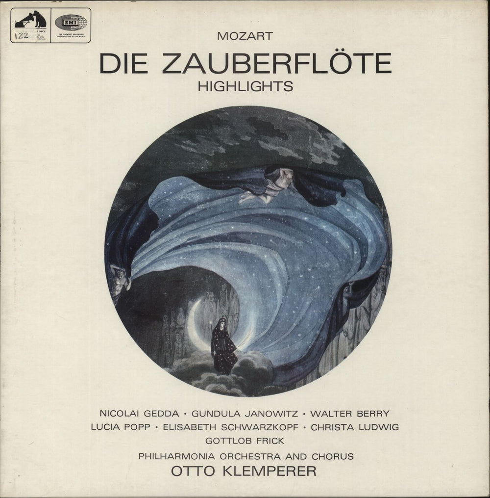 Wolfgang Amadeus Mozart Mozart: Die Zauberflöte Highlights UK vinyl LP album (LP record) ALP2314