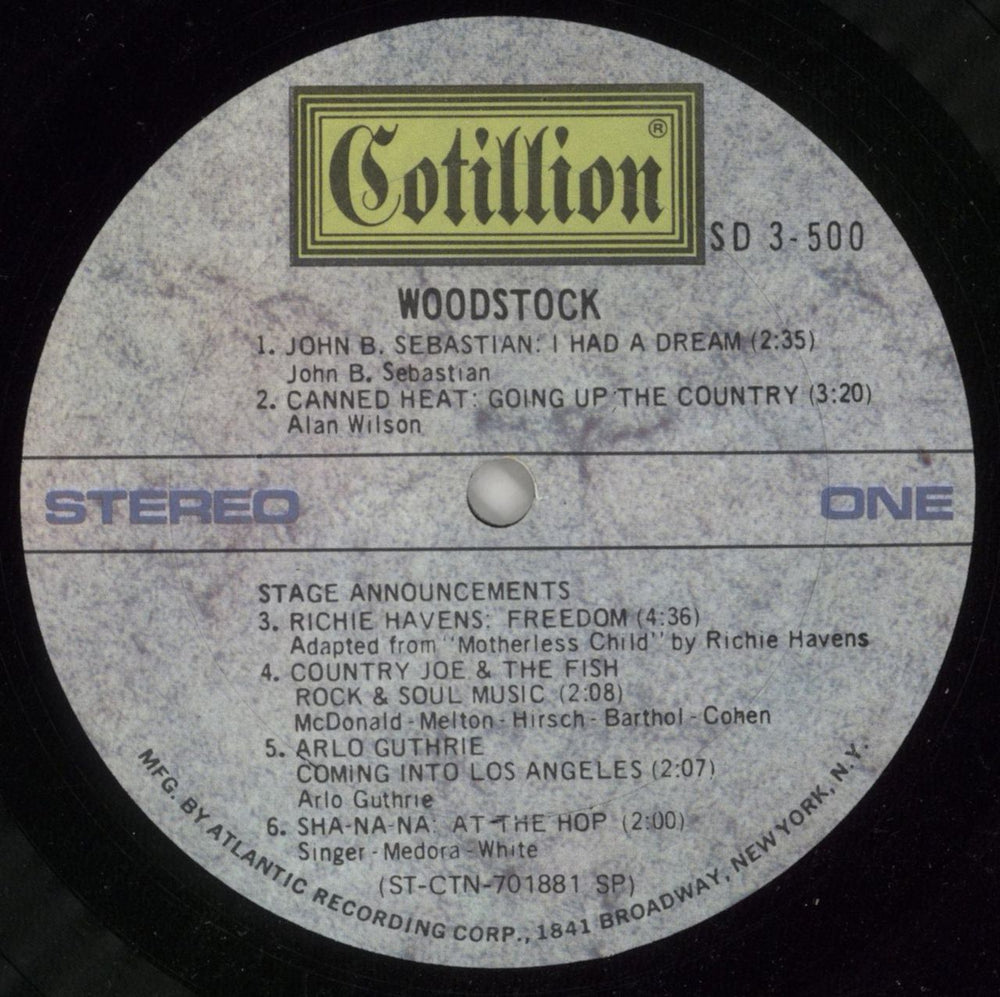 Woodstock Woodstock - VG US 3-LP vinyl record set (Triple LP Album) WP03LWO869474