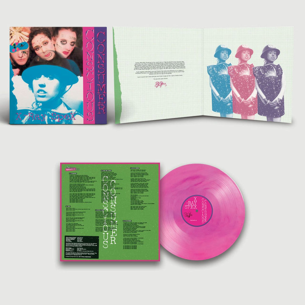 X-Ray Spex Conscious Consumer - Eco-Mix Coloured Vinyl - Sealed UK vinyl LP album (LP record) DYI027LP