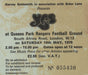 Yes Queens Park Rangers & Stoke City Football Stadiums + Stub UK tour programme YESTRQU856012