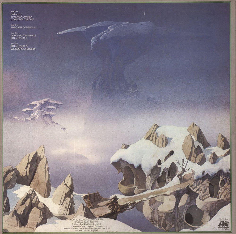 Yes Yesshows UK 2-LP vinyl record set (Double LP Album)