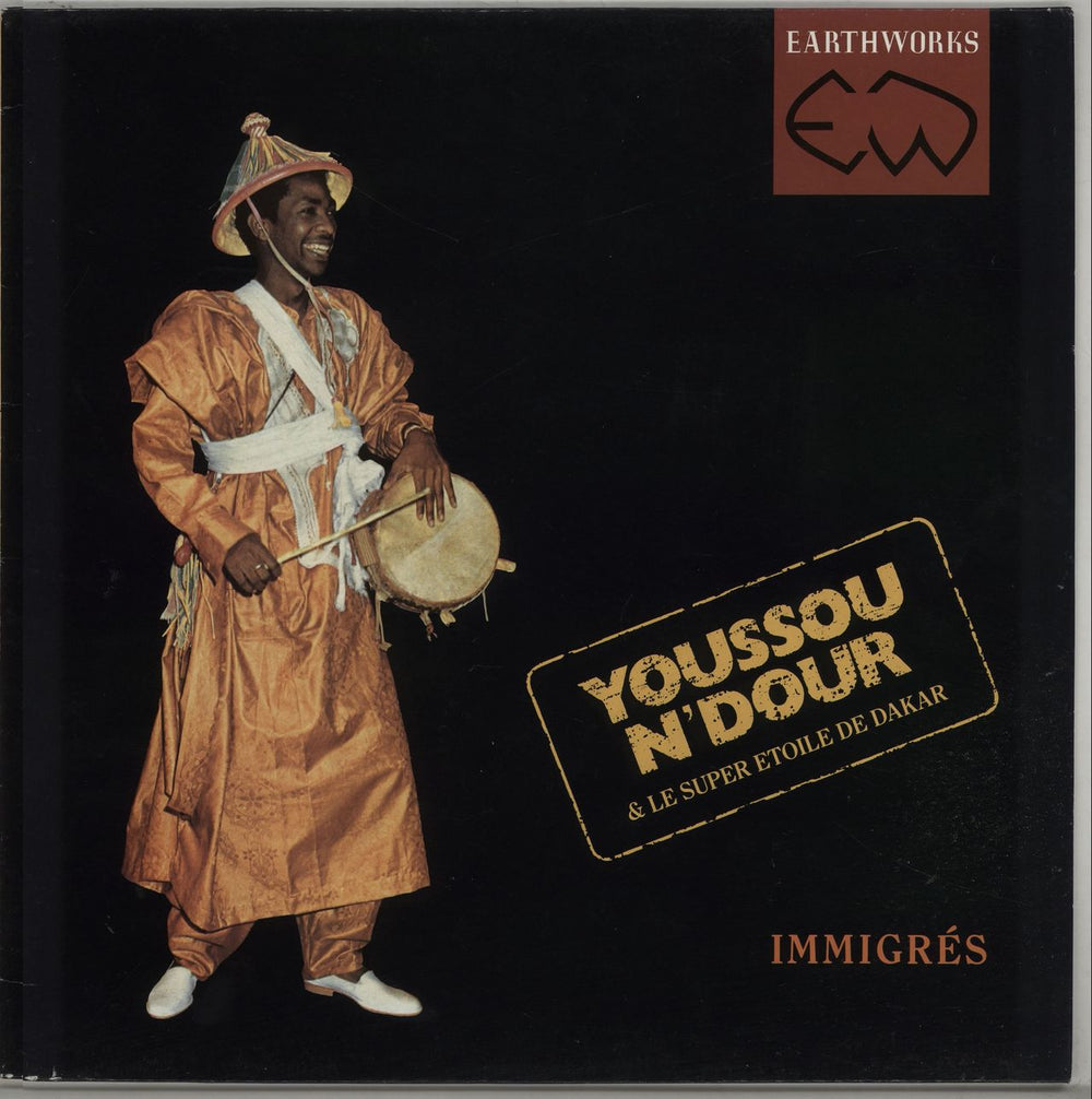 Youssou N'Dour Immigrés UK vinyl LP album (LP record) EWV10