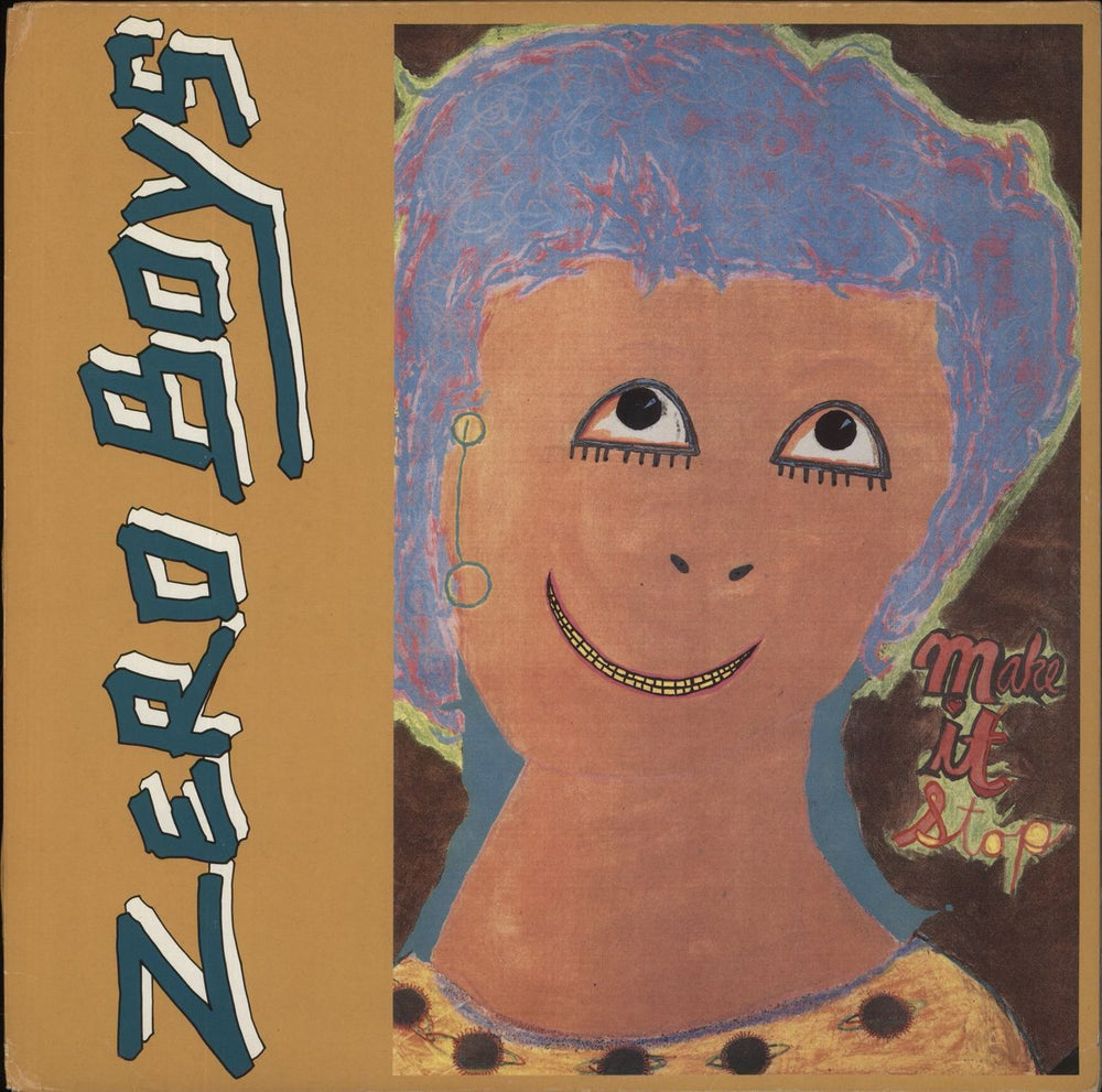 Zero Boys Make It Stop + Insert German vinyl LP album (LP record) EFA01672