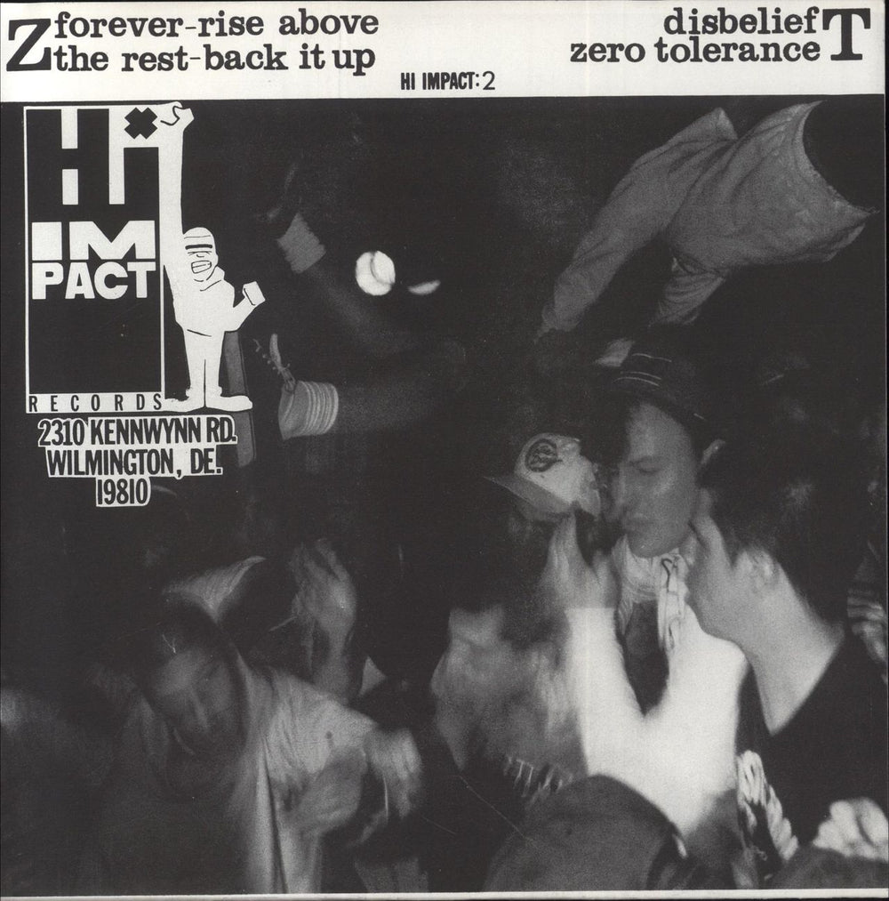 Zero Tolerance Bad Blood US 7" vinyl single (7 inch record / 45)