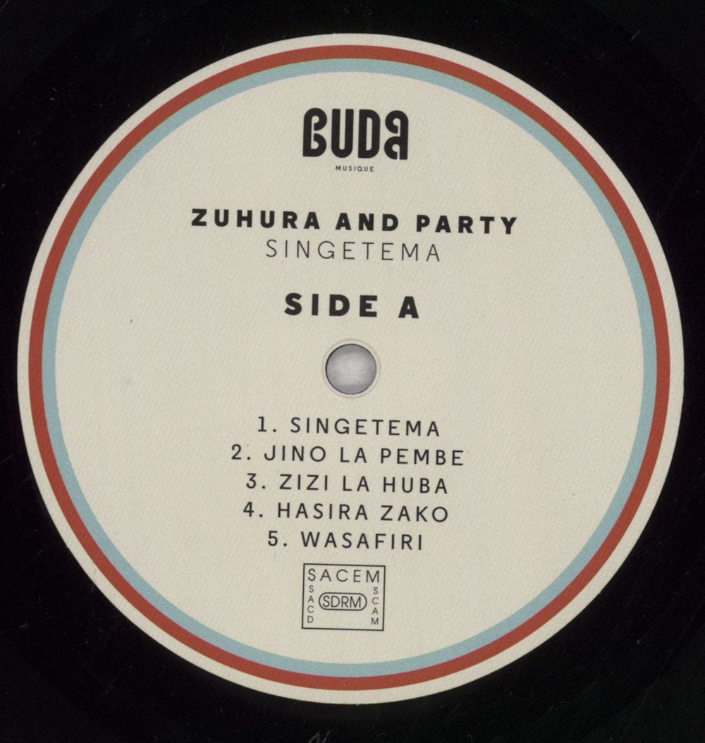 Zuhura & Party Singe Tema French vinyl LP album (LP record) 7ZHLPSI842899