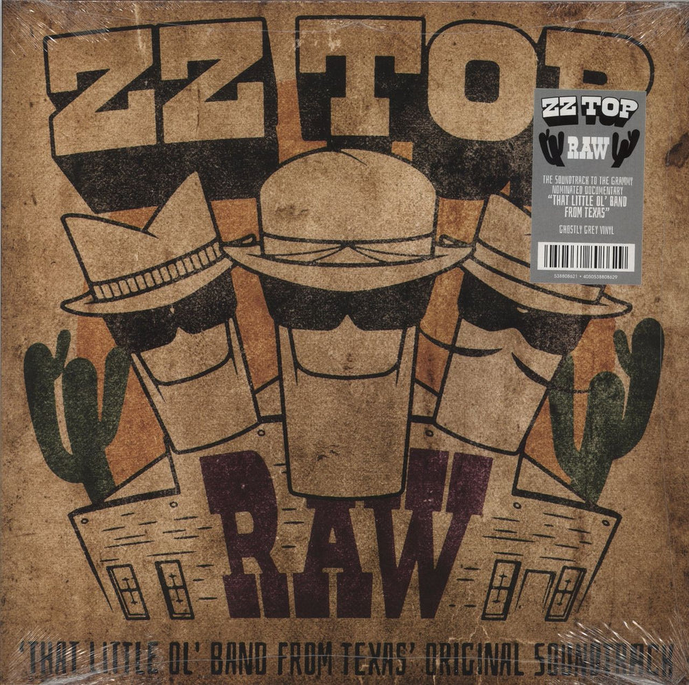 ZZ Top Raw - That Little Ol' Band From Texas - Ghostly Grey Vinyl - Sealed UK vinyl LP album (LP record) 538785581