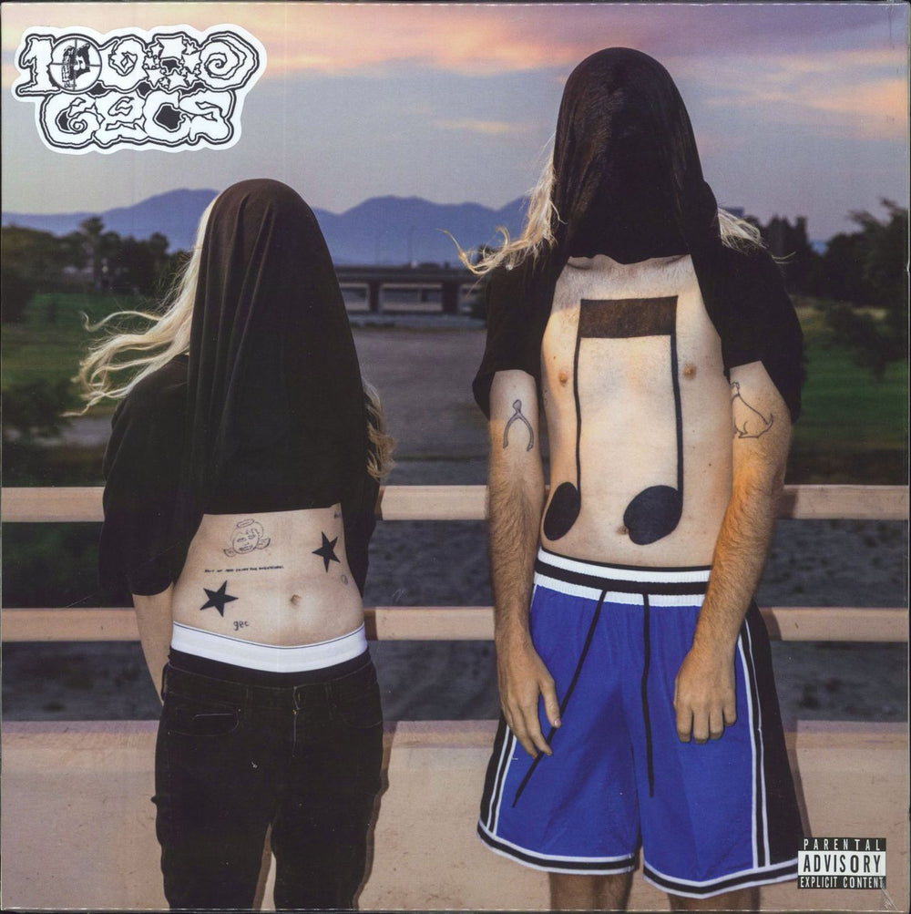 100 Gecs 10,000 Gecs - White Vinyl UK vinyl LP album (LP record) 075678642203