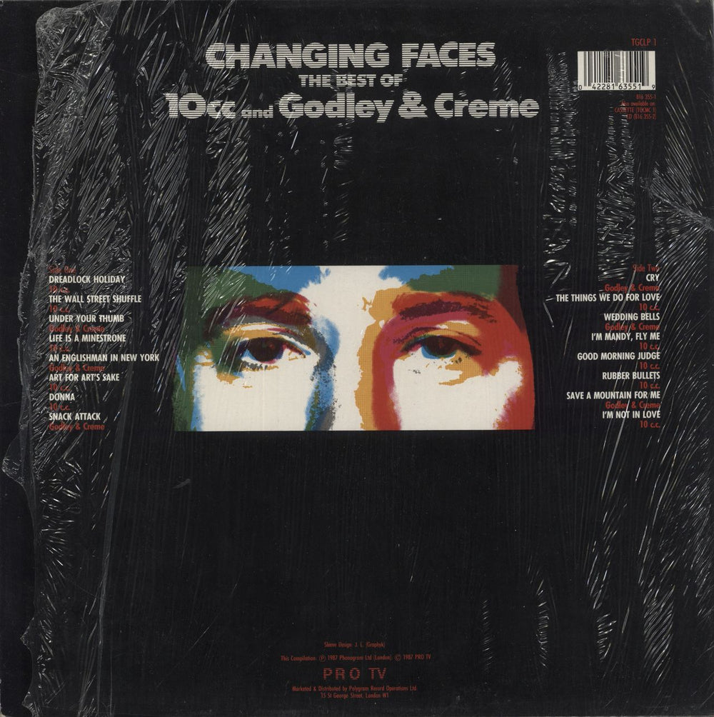 10cc Changing Faces - The Best Of 10cc And Godley & Creme - Shrink UK vinyl LP album (LP record) 042281635519